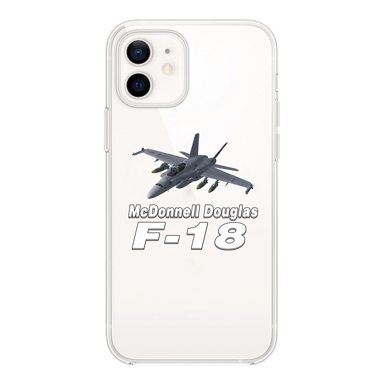 The McDonnell Douglas F18 Designed Transparent Silicone iPhone Cases