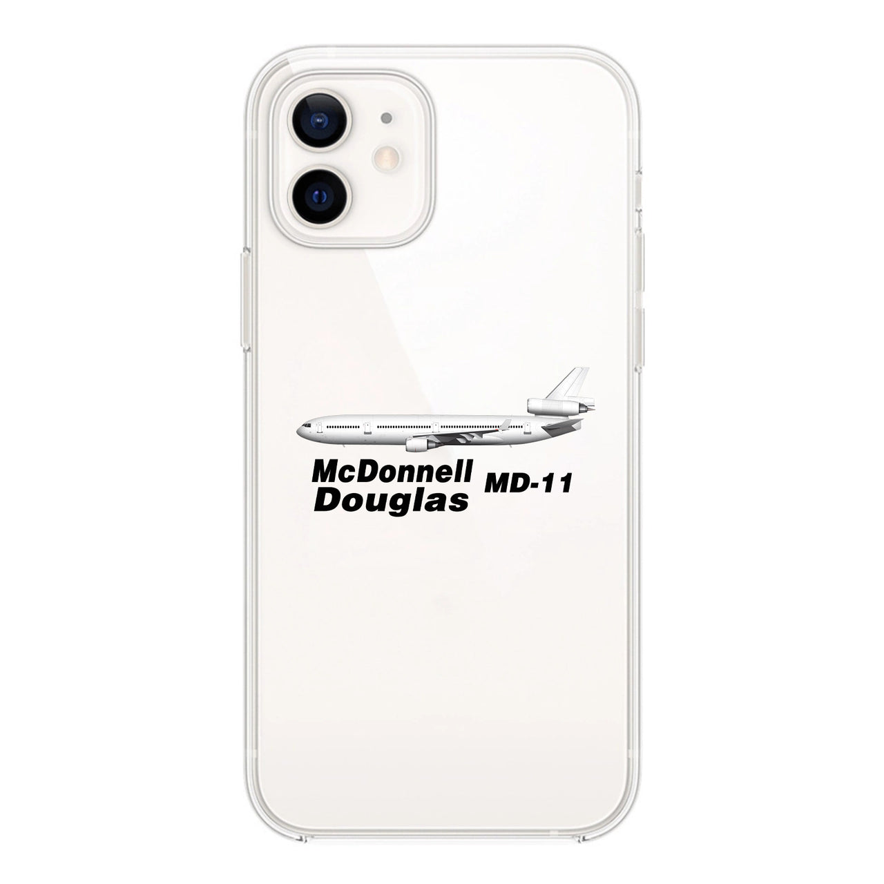 The McDonnell Douglas MD-11 Designed Transparent Silicone iPhone Cases