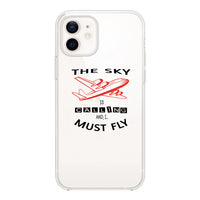 Thumbnail for The Sky is Calling and I Must Fly Designed Transparent Silicone iPhone Cases
