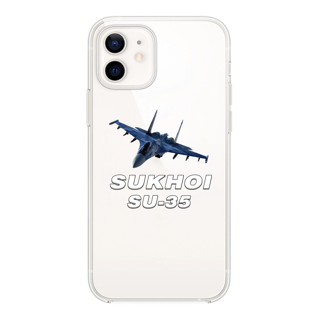 The Sukhoi SU-35 Designed Transparent Silicone iPhone Cases