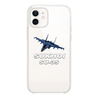 Thumbnail for The Sukhoi SU-35 Designed Transparent Silicone iPhone Cases