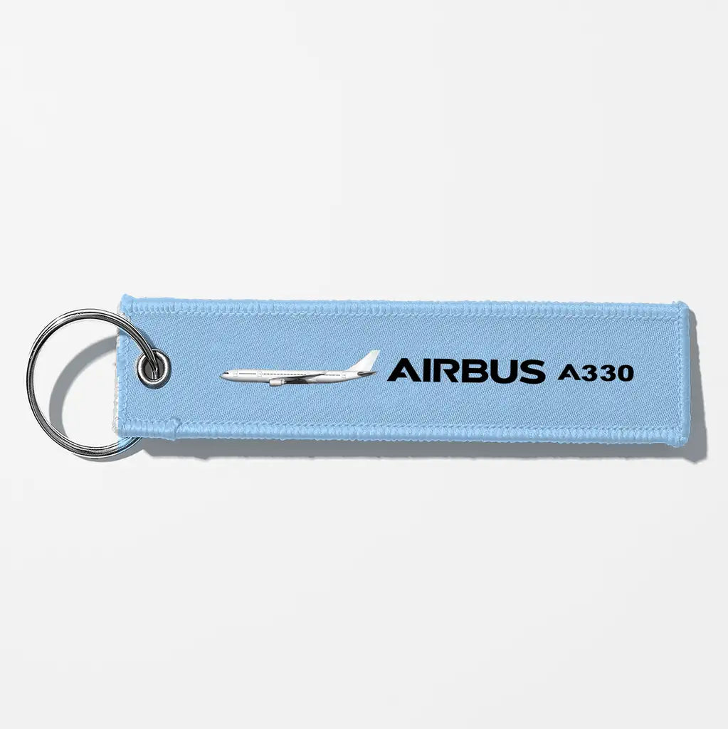 The Airbus A330 Key Chains - Light Blue