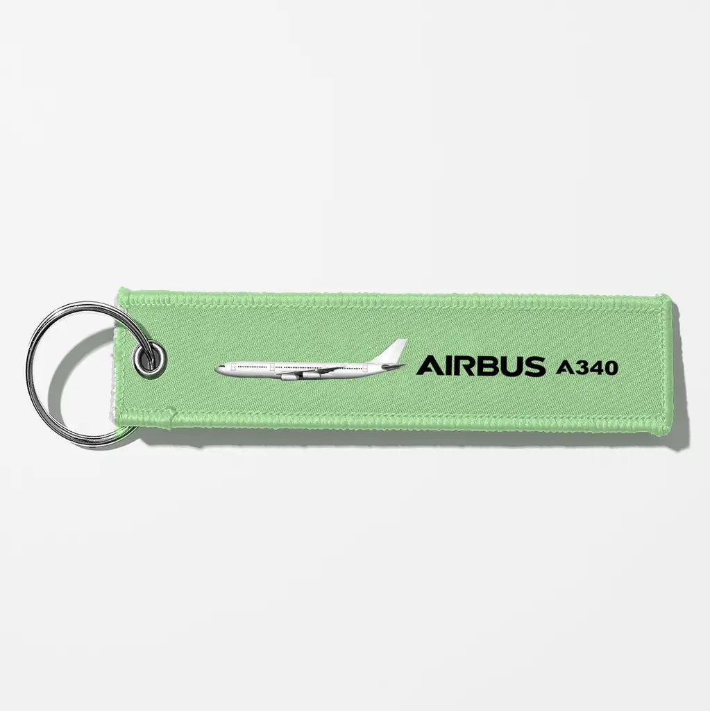 The Airbus A340 Key Chains - Light Green