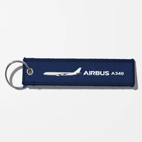 Thumbnail for The Airbus A340 Key Chains - Navy Blue