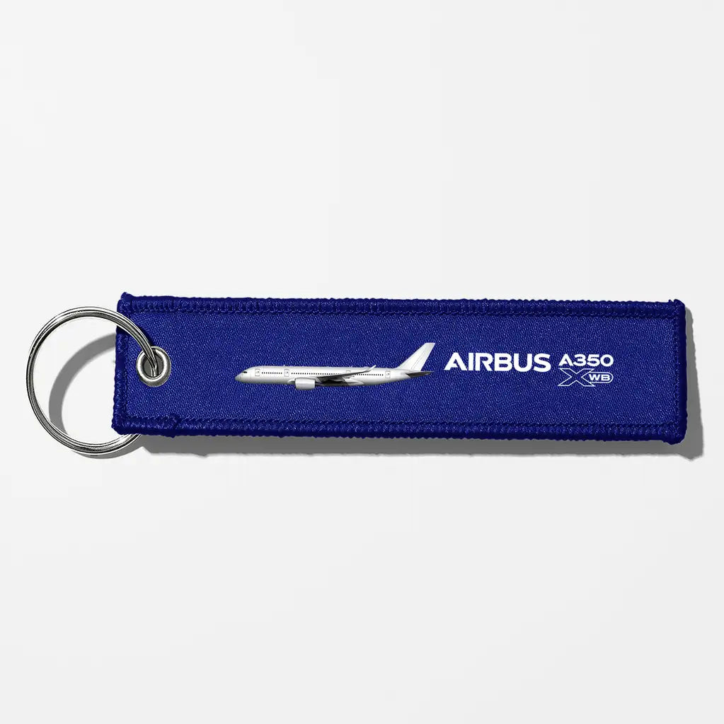 The Airbus A350 Key Chains - Blue
