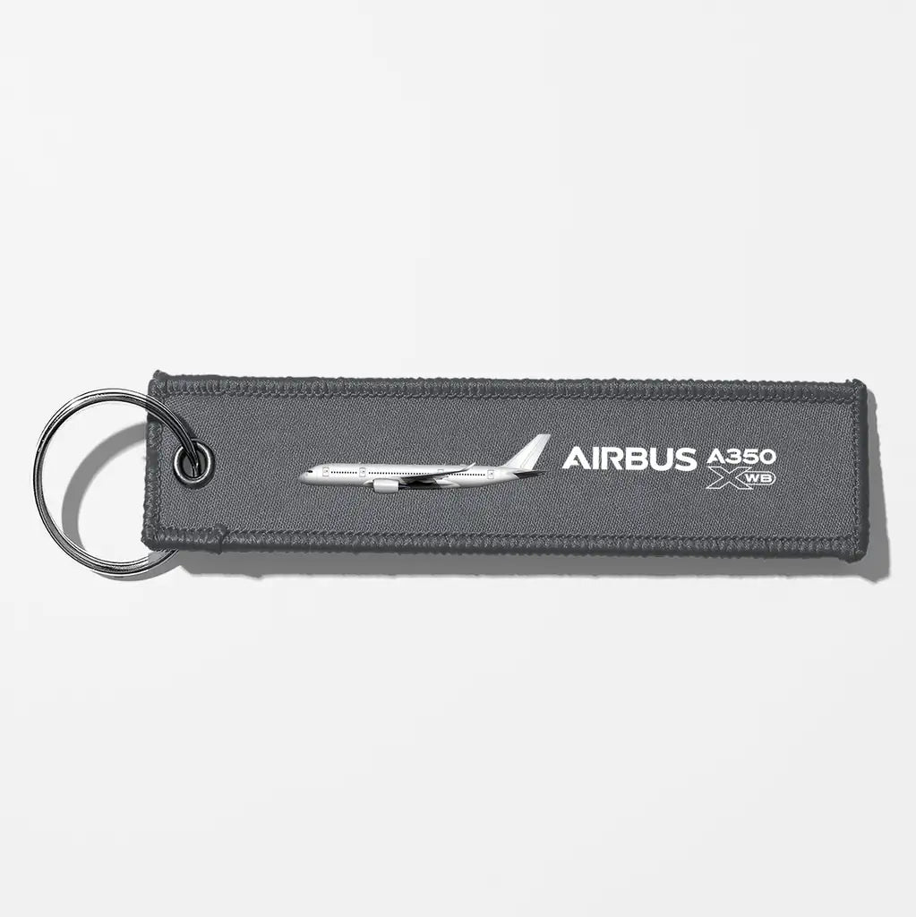 The Airbus A350 Key Chains - Gray