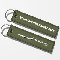 Thumbnail for The Airbus A350 Key Chains - Green Army - Personalized