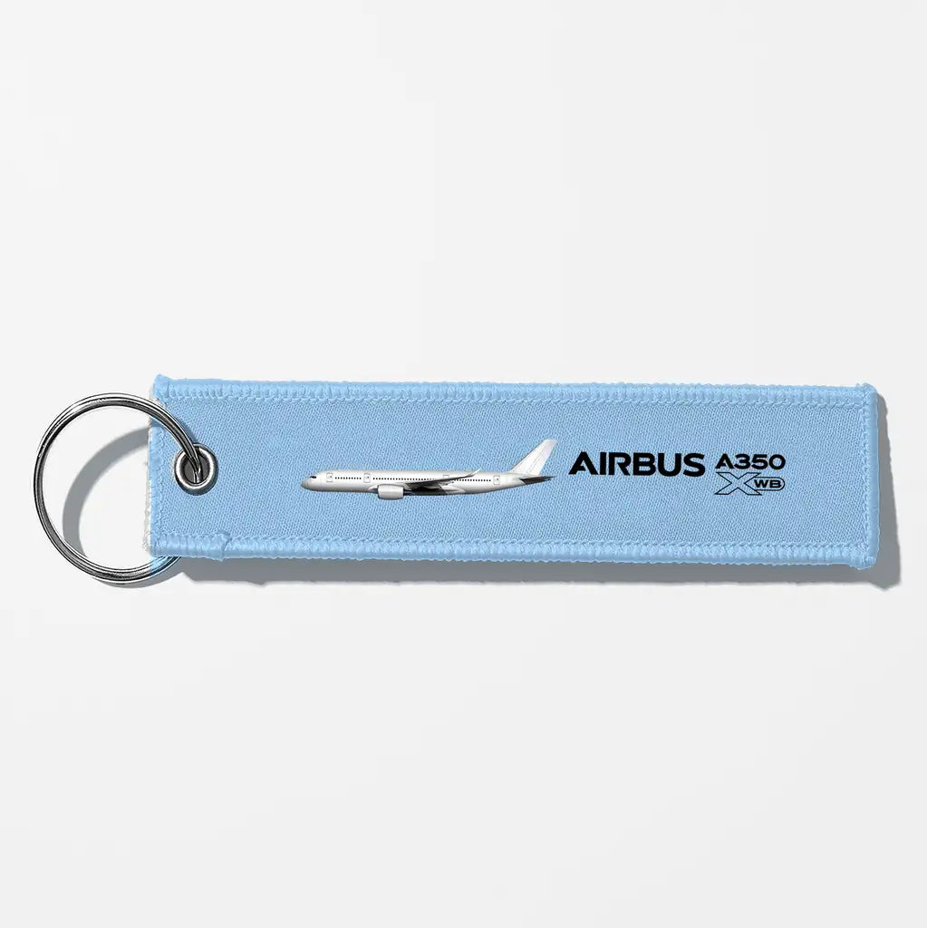 The Airbus A350 Key Chains - Light Blue