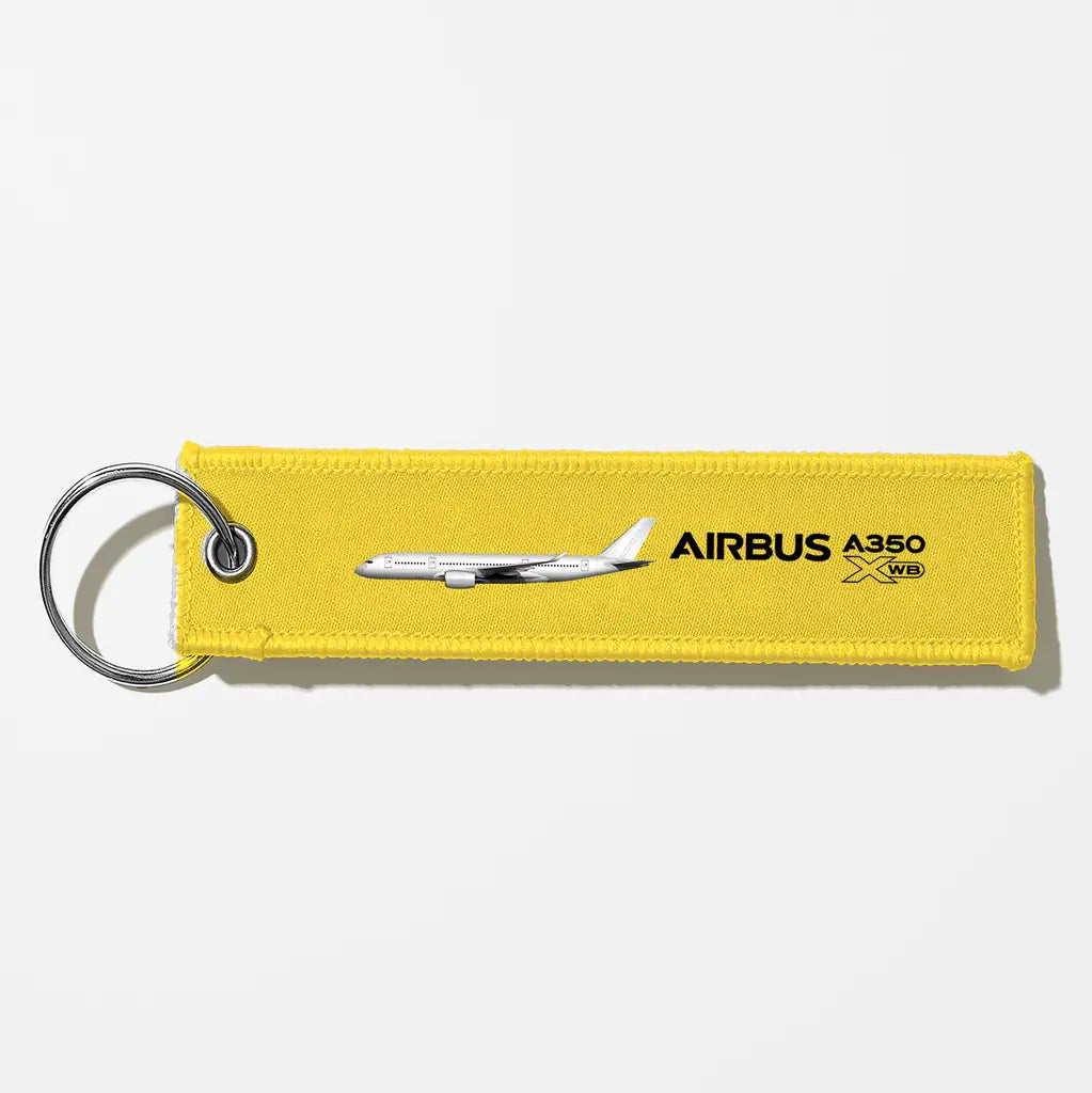 The Airbus A350 Key Chains - Yellow