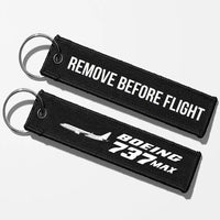 Thumbnail for The Boeing 737Max Key Chains - Black - Remove Before Flight