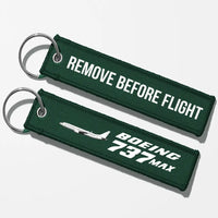 Thumbnail for The Boeing 737Max Key Chains - Dark Green - Remove Before Flight