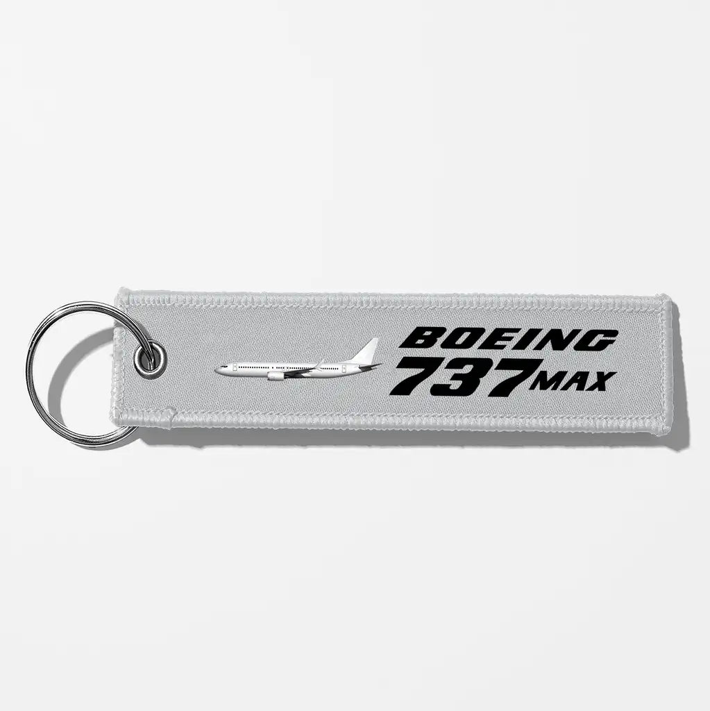 The Boeing 737Max Key Chains - Light Gray