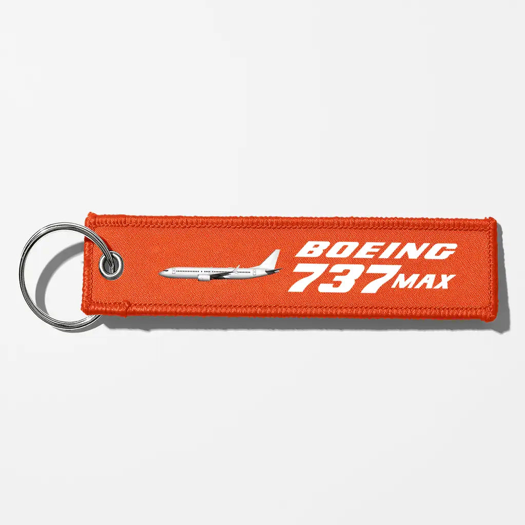 The Boeing 737Max Key Chains - Orange