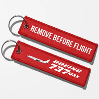 Thumbnail for The Boeing 737Max Key Chains - Red - Remove Before Flight