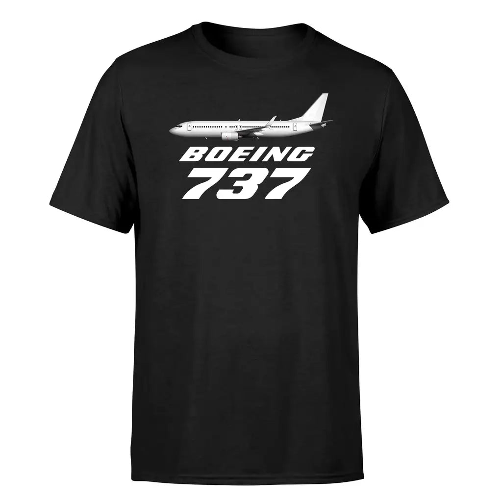 The Boeing 737 design on black single side