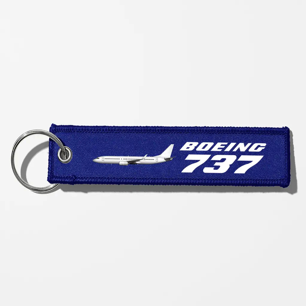 The Boeing 737 Key Chains - Blue