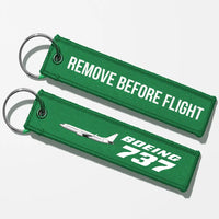 Thumbnail for The Boeing 737 Key Chains - Green - Remove Before Flight
