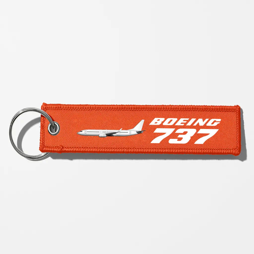 The Boeing 737 Key Chains - Orange