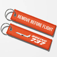 Thumbnail for The Boeing 737 Key Chains - Orange - Remove Before Flight