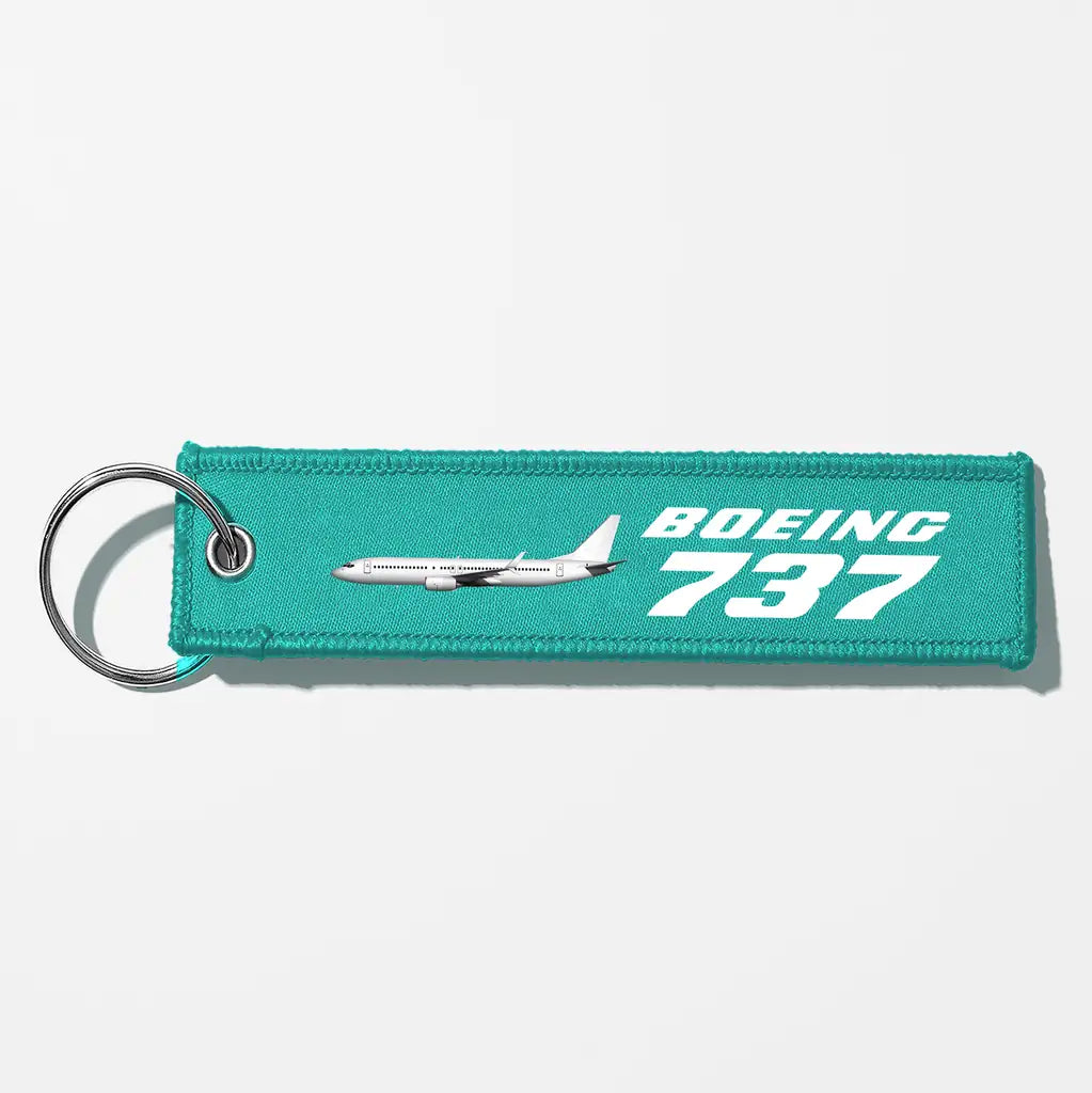 The Boeing 737 Key Chains - Turquoise