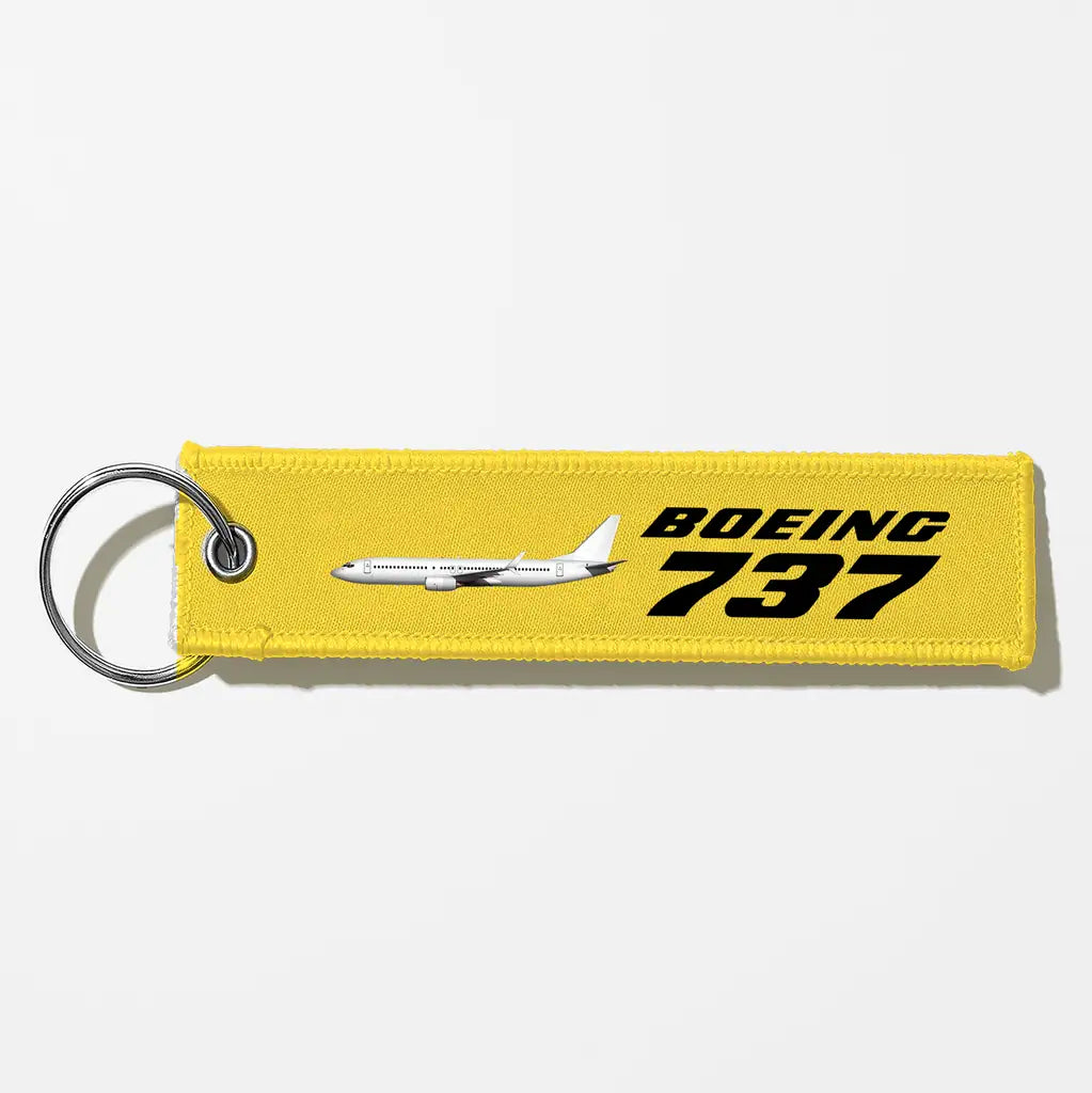 The Boeing 737 Key Chains - Yellow