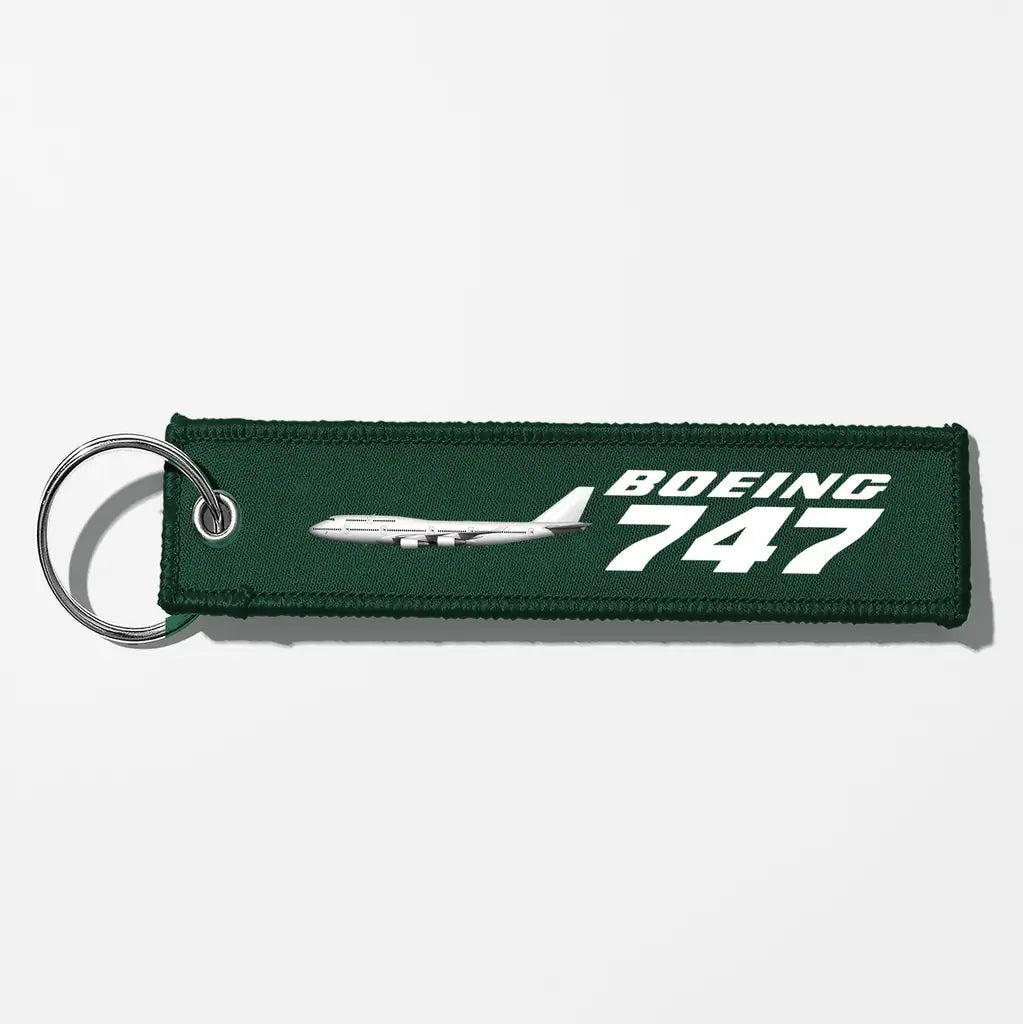 The Boeing 747 Key Chains - Dark Green