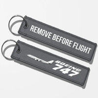 Thumbnail for The Boeing 747 Key Chains - Gray - Remove Before Flight