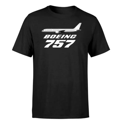The Boeing 757 design on black single side