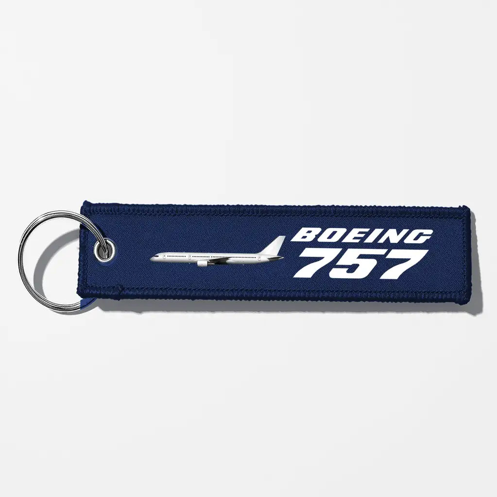 The Boeing 757 Key Chains - Navy Blue
