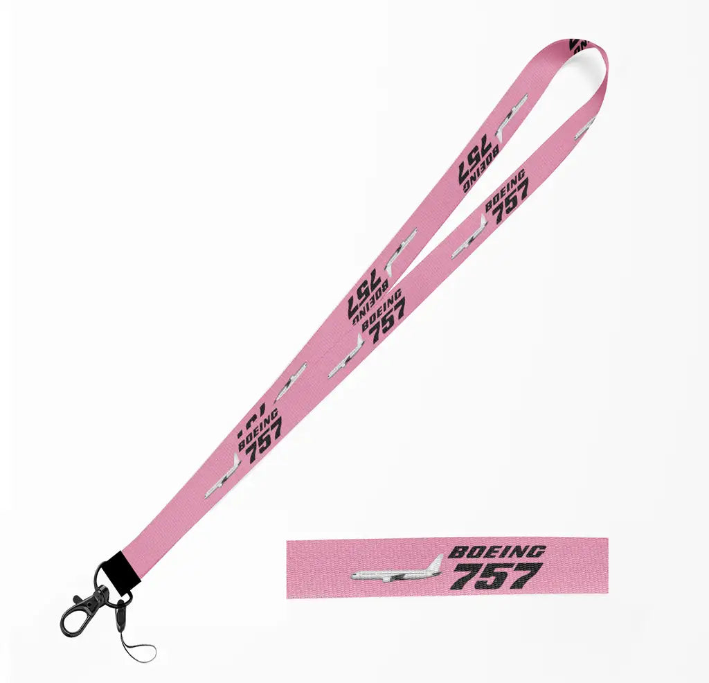 The Boeing 757 lanyard - pink