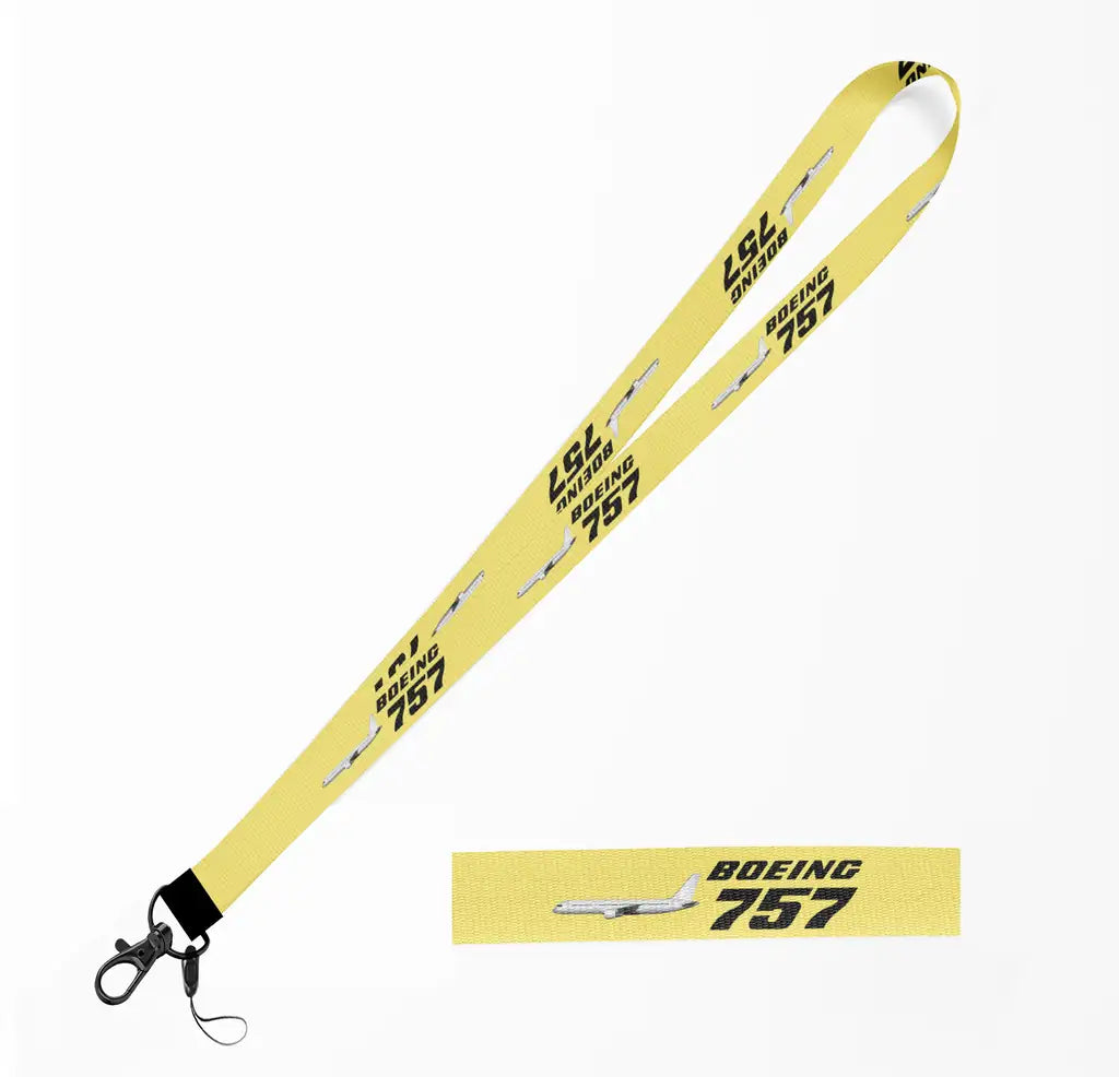The Boeing 757 lanyard - yellow