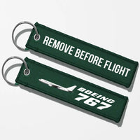 Thumbnail for The Boeing 767 Key Chains - Dark Green - Remove Before Flight