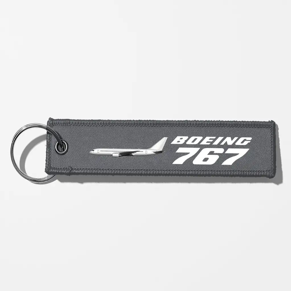 The Boeing 767 Key Chains - Gray