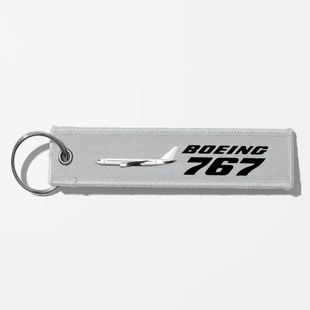 The Boeing 767 Key Chains - Light Gray