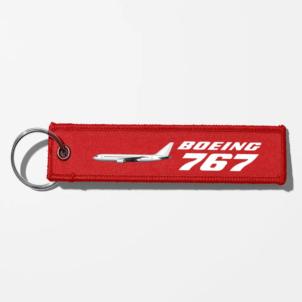 The Boeing 767 Key Chains - Red