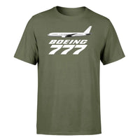 Thumbnail for The Boeing 777 design on green army single side