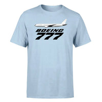 Thumbnail for The Boeing 777 design on light blue single side