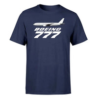 Thumbnail for The Boeing 777 design on navy blue single side
