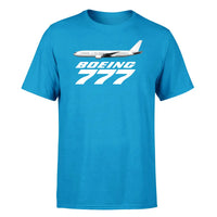 Thumbnail for The Boeing 777 design on turquoise single side