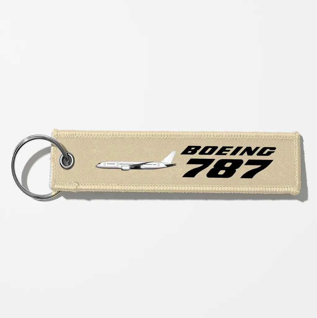 The Boeing 787 Designed Key Chains - Beige
