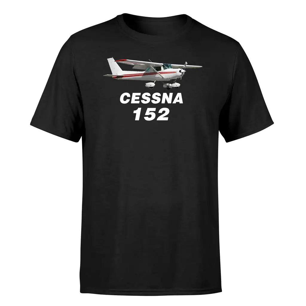The Cessna 152 design on black single side