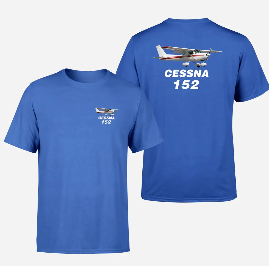 The Cessna 152 design on blue double side