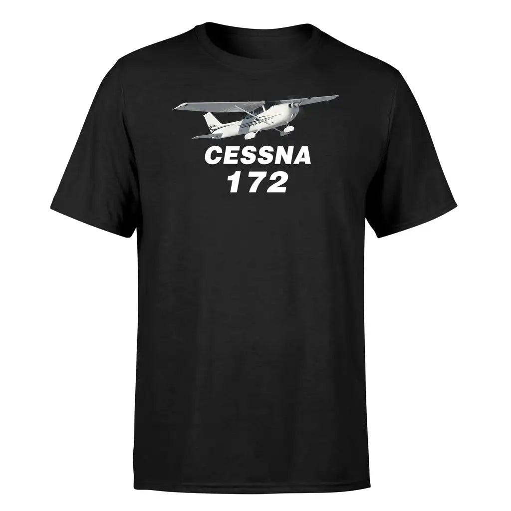 The Cessna 172 design on black single side