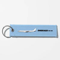 Thumbnail for The Embraer ERJ-190 Aviator Key Chains - Light Blue