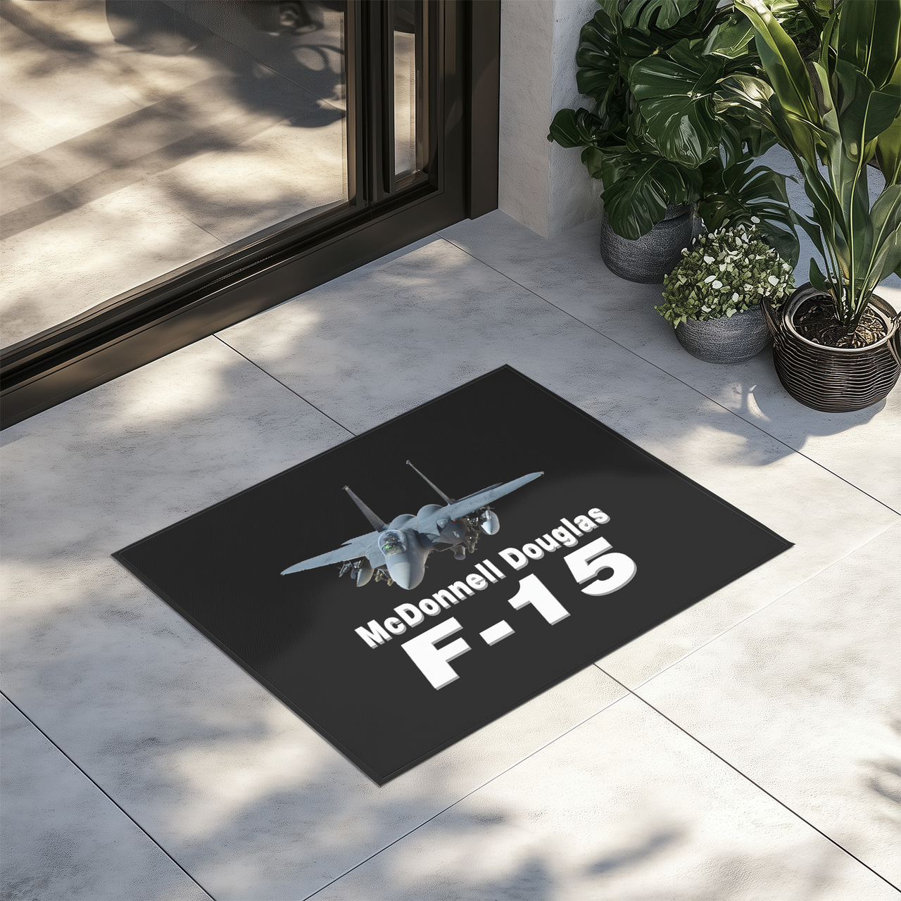 The McDonnell Douglas F15 Designed Door Mats