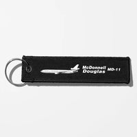 Thumbnail for The McDonnell Douglas MD-11 Aviator Key Chains - Black