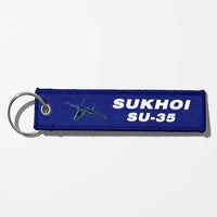 Thumbnail for The Sukhoi SU-35 Aviator Key Chains - Blue