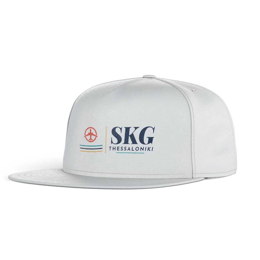 Thessaloniki Airport Makedonia (SKG) snapback - white