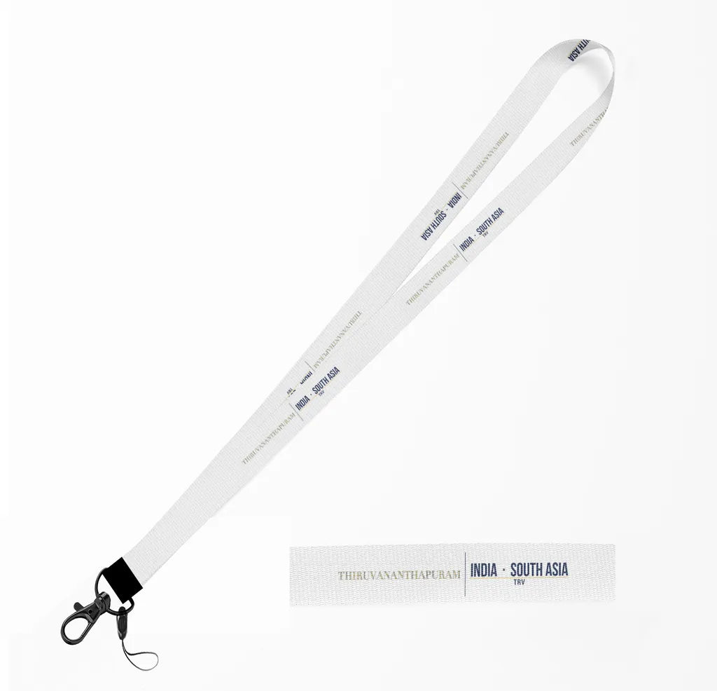 Thiruvananthapuram City Series lanyard - white