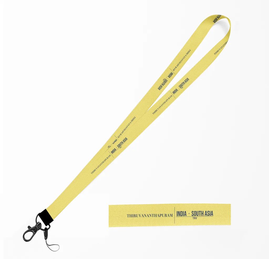 Thiruvananthapuram City Series lanyard - yellow